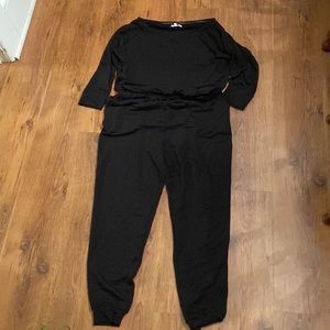 Black jumpsuit